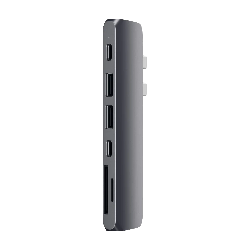 Хаб Satechi Aluminum Type-C Pro Hub Adapter Space Gray (ST-CMBPM)