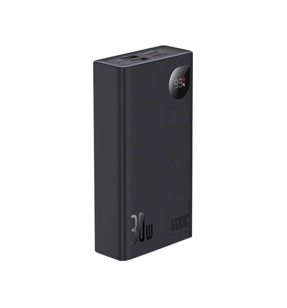 Зовнійшній акумулятор Baseus Adaman2 20000mAh 30W (black)(PPAD050001)