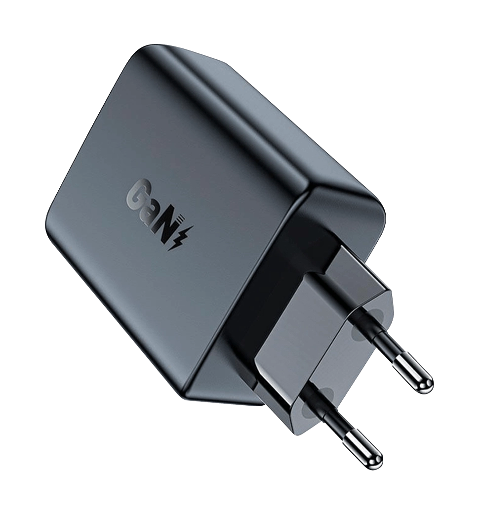 Адаптер Acefast A29 GaN 50W (2 Type-C) (black)
