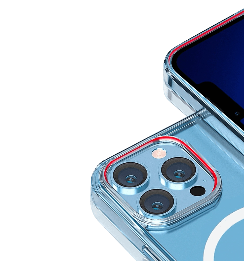 Чехол WIWU для iPhone 15 Pro Max Magnetic Crystal Series Transparent