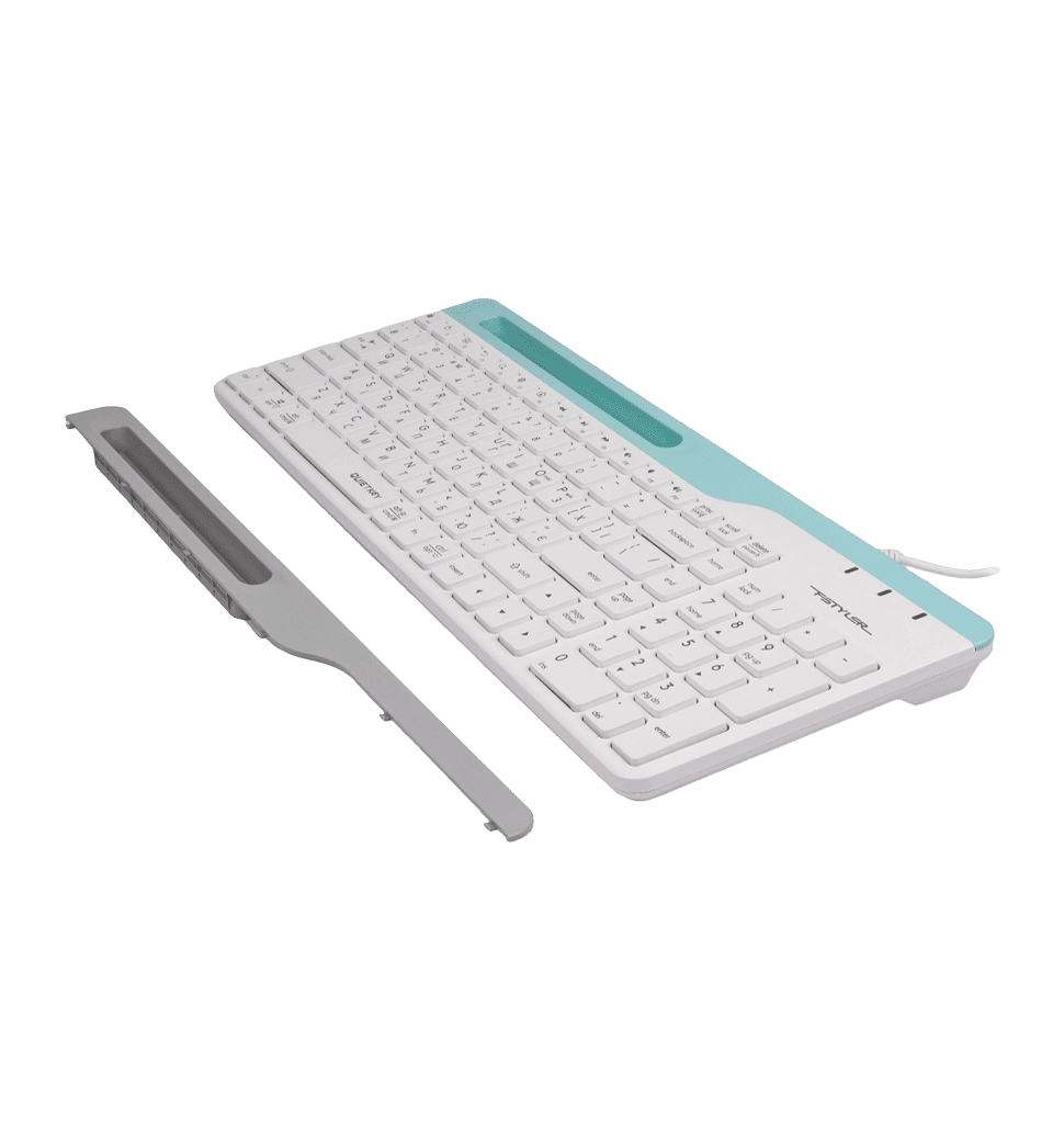 Клавіатура A4Tech Fstyler FK25 (White), USB, колір білий