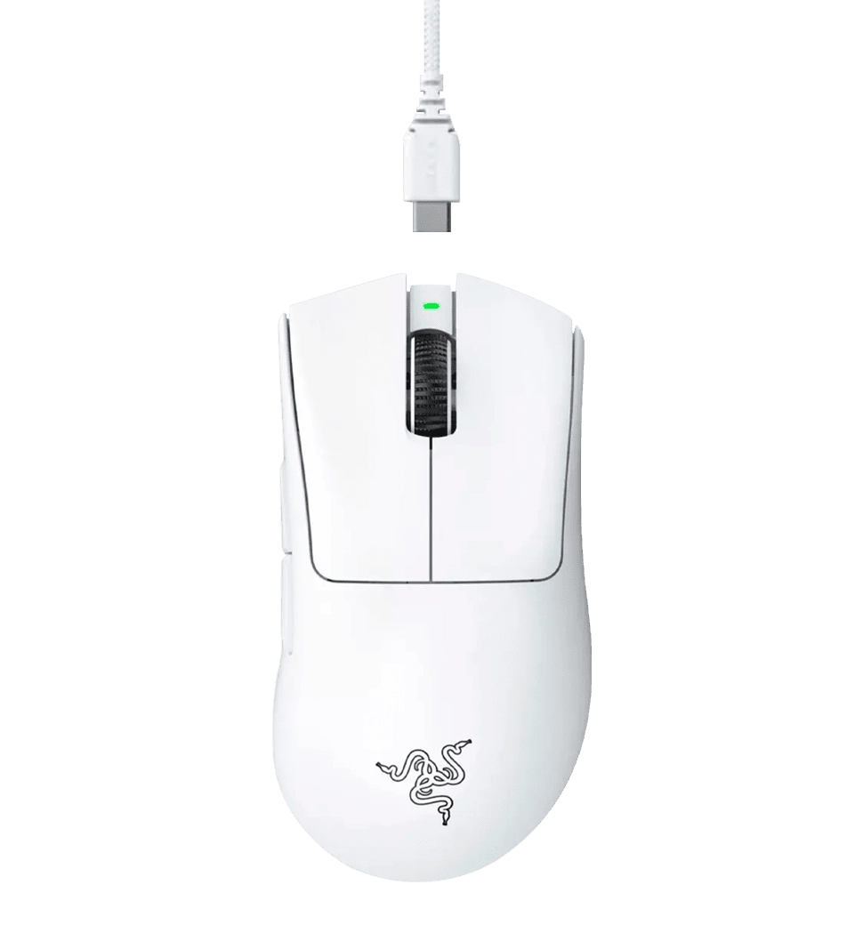 Миша RAZER DeathAdder V3 Pro Wireless, white (RZ01-04630200-R3G1)
