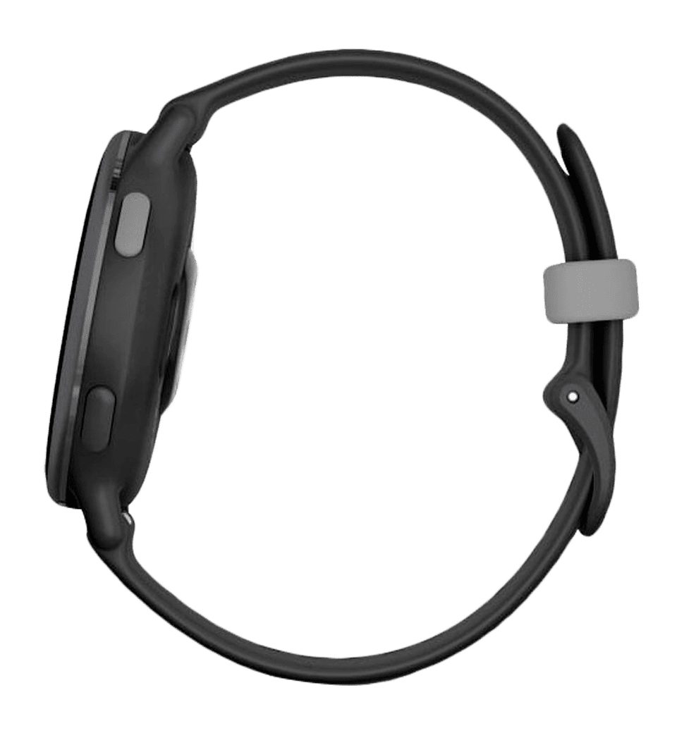 Garmin vivoactive 5 Slate Aluminum Bezel with Black Case and Silicone Band (010-02862-10)