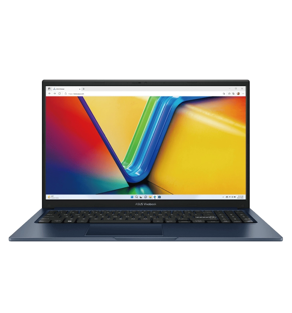Ноутбук ASUS Vivobook 15 X1504VA-BQ3123 15.6" FHD IPS, Intel 5 120U, 16GB, F512GB, UMA, NoOS, Голубой