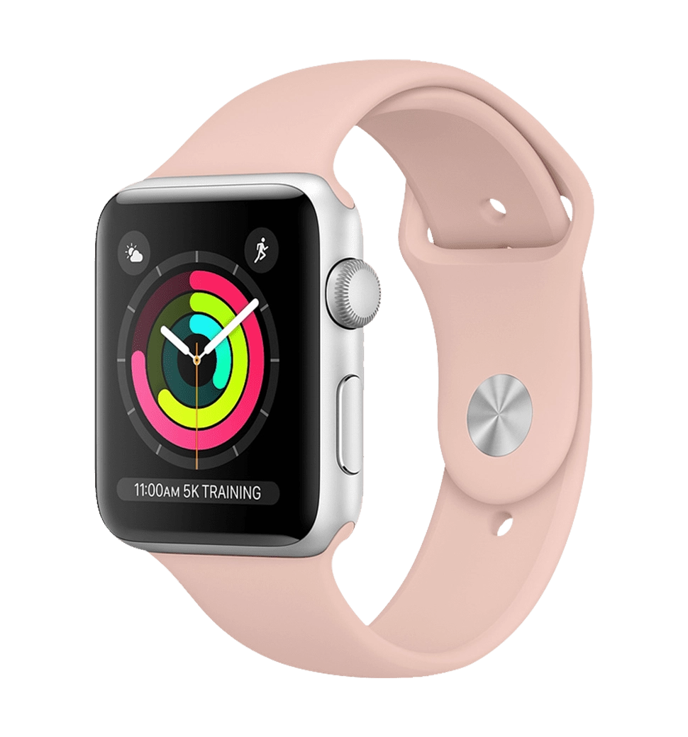 Спортивний ремінець для Apple Watch 42/44 мм Pink Sand