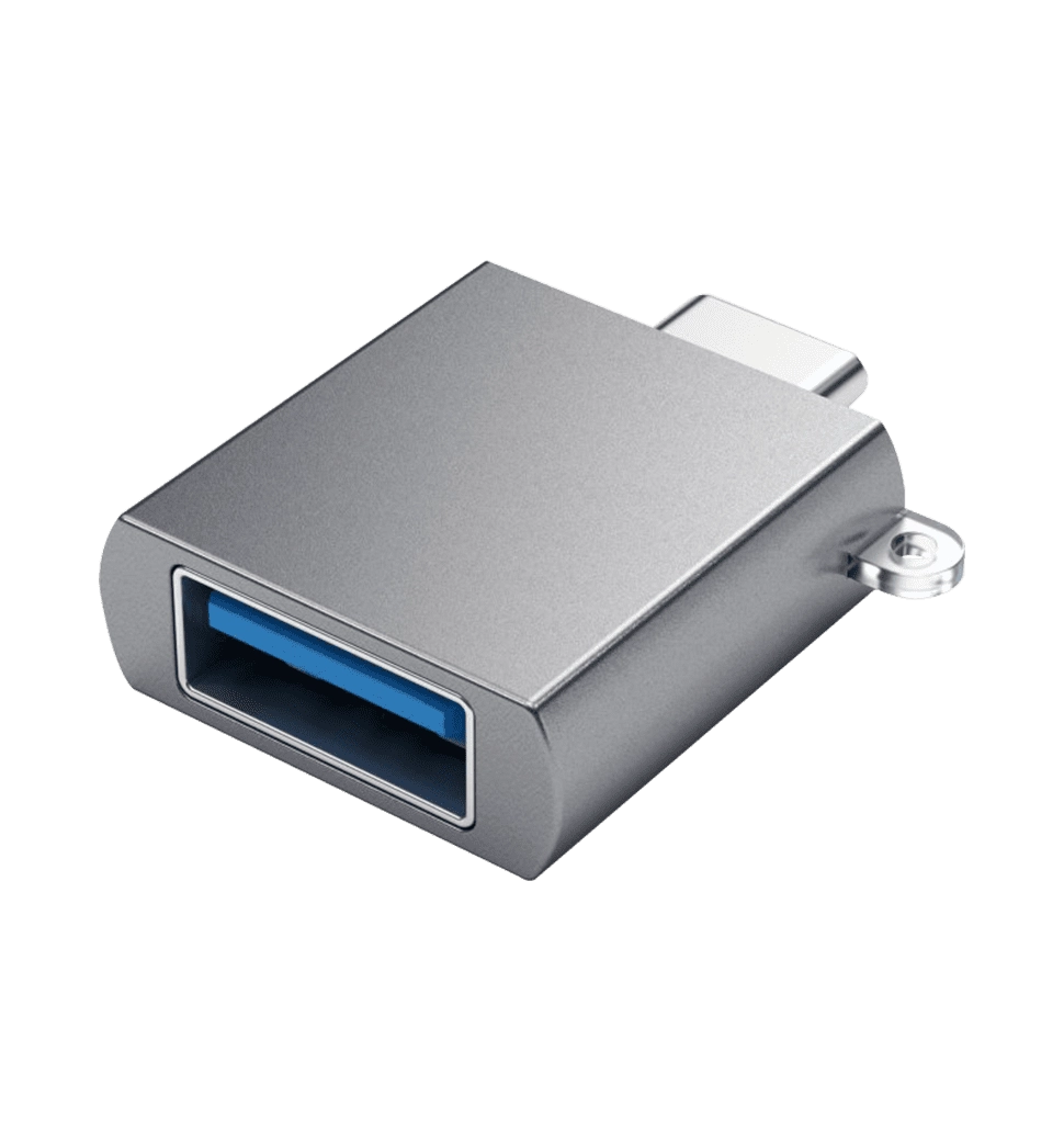 Перехідник Satechi Type-C USB Adapter Space Gray (ST-TCUAM)