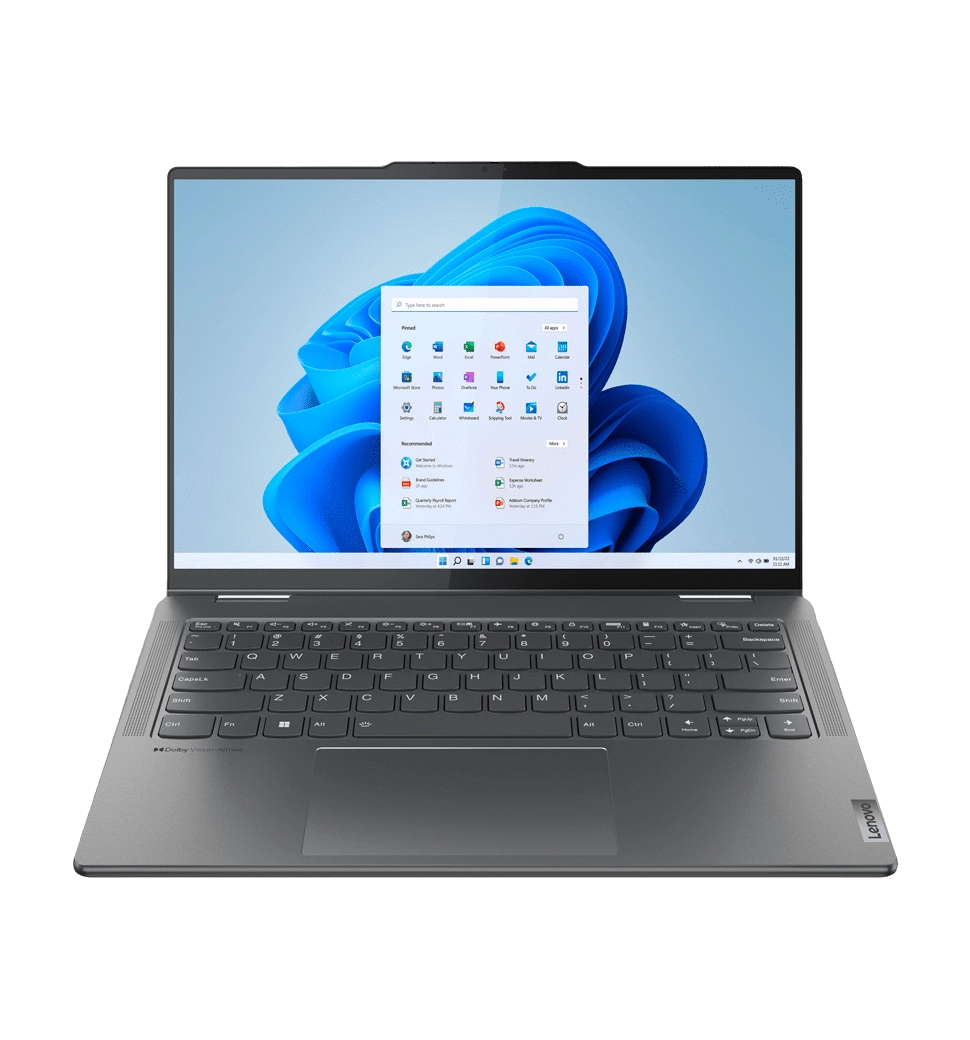 Ноутбук 14" LENOVO Yoga 7 14IRL8/Intel i7-1360P/16GB/1TB SSD/Intel Iris Xe /W11/Grey