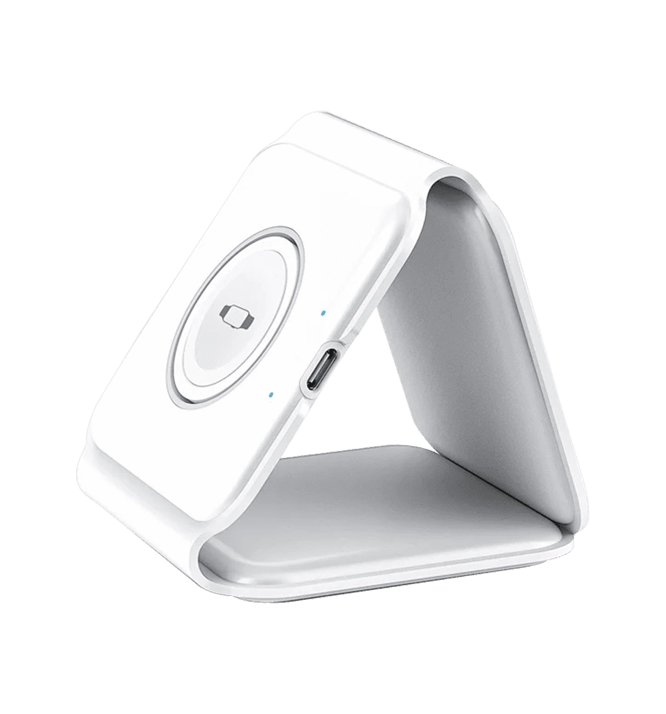 Беспроводная зарядка WIWU M6 Power Air 3in1 Series (White)