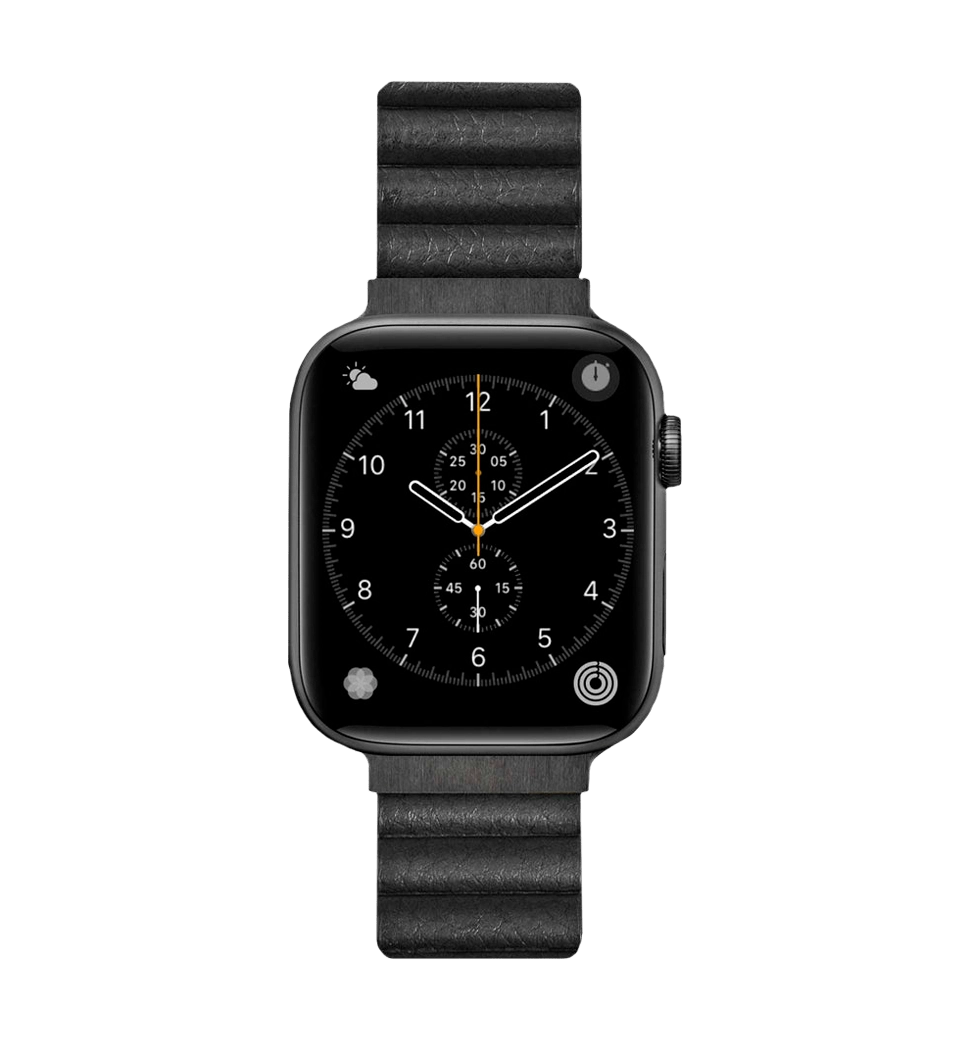 Ремiнець Laut NOVI LUXE  Apple Watch 42/44/45/49mm Black (L_AWL_NL_BK)