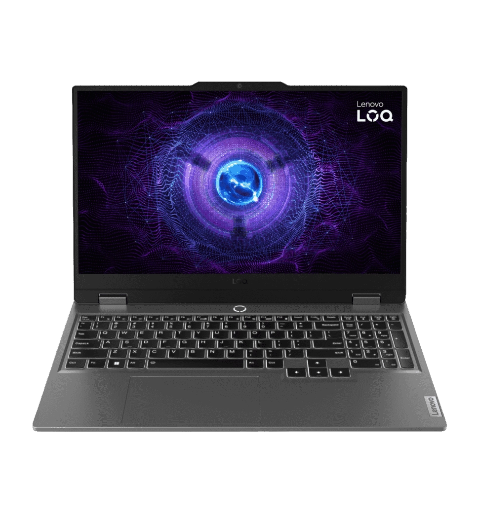 Ноутбук 15.6" LENOVO LOQ 15IAX9/Intel i5-12450HX/12GB/1TB SSD/RTX3050-6GB/DOS/Grey
