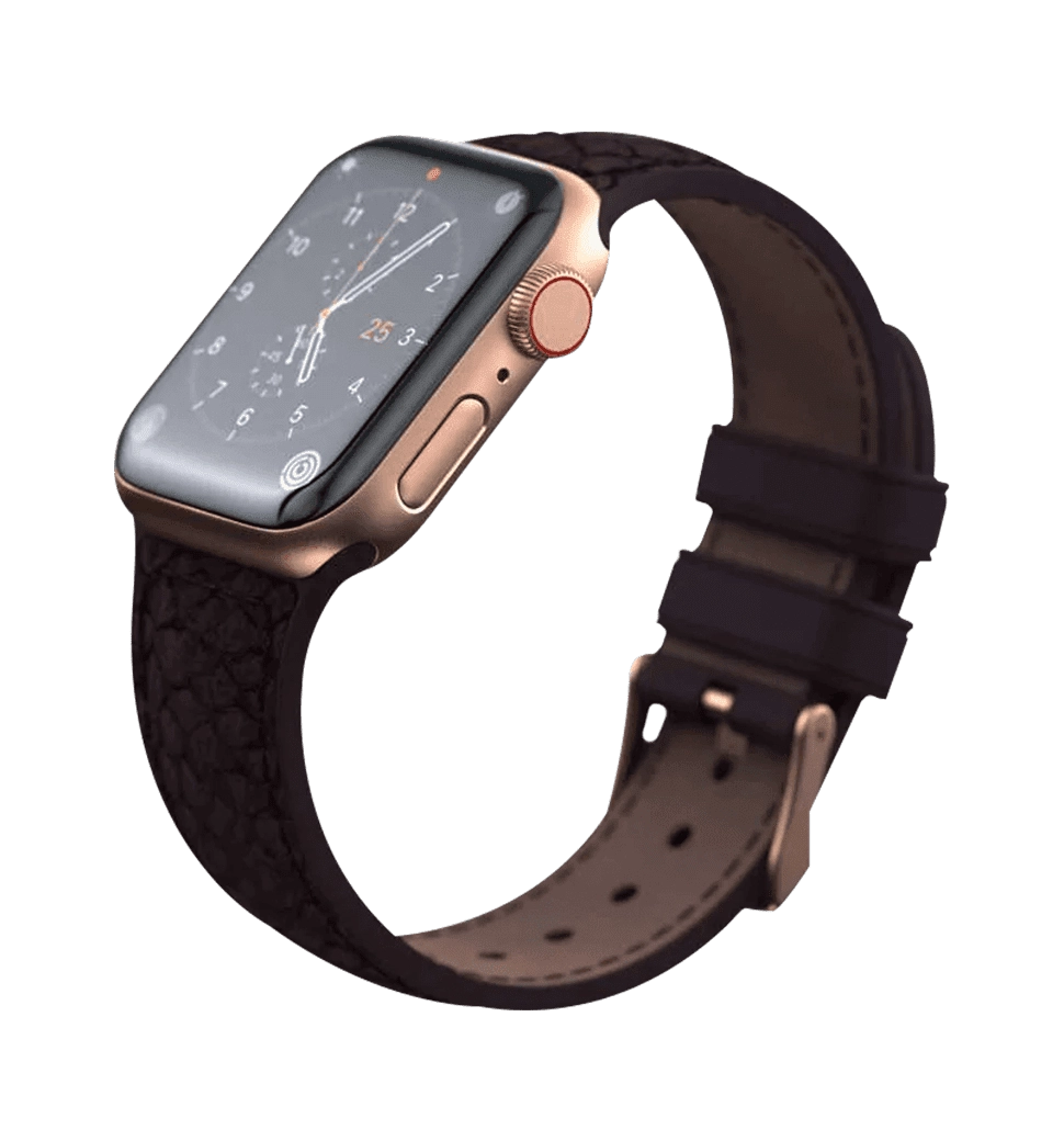 Ремешок Njord Salmon Leather Strap Rust для Apple Watch 45mm/44mm (SL14123)