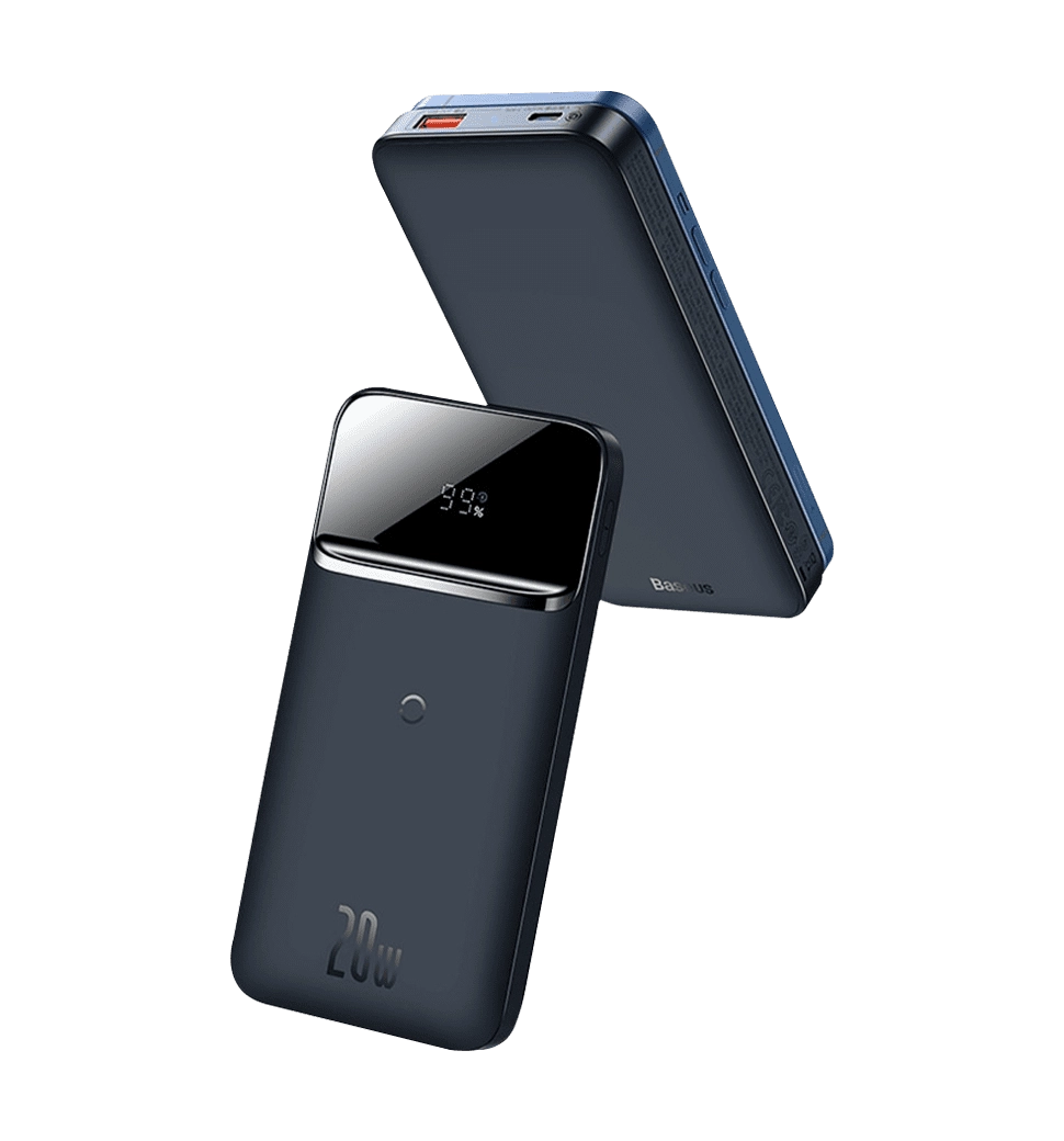 Доп батерея Baseus Magnetic Wireless 20W 10000mAh Blue (PPMT-03)