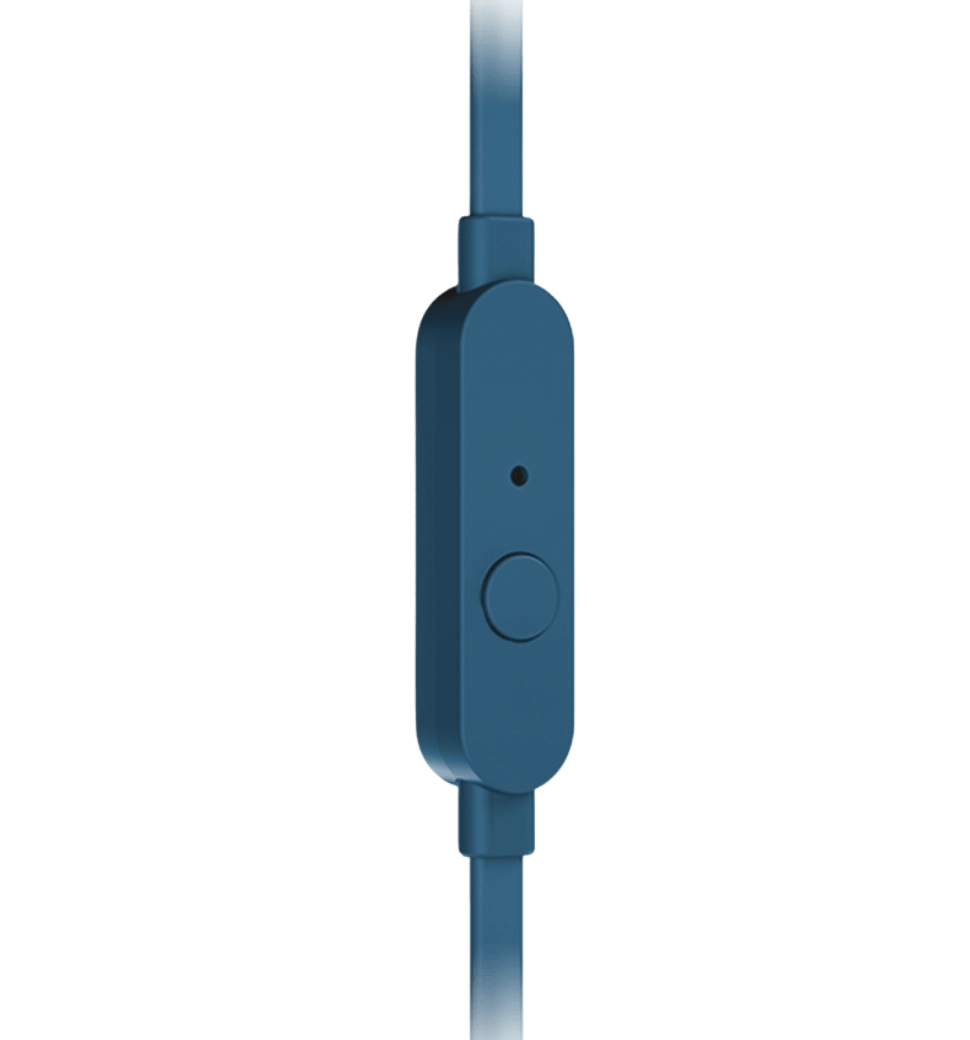 Навушники з мікрофоном JBL Tune 110 Blue (JBLT110BLU)