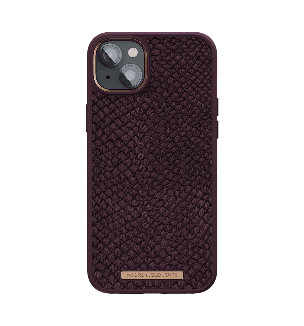 Чохол Njord Salmon Leather MagSafe Case Rust for iPhone 14 Plus (NA42SL03)