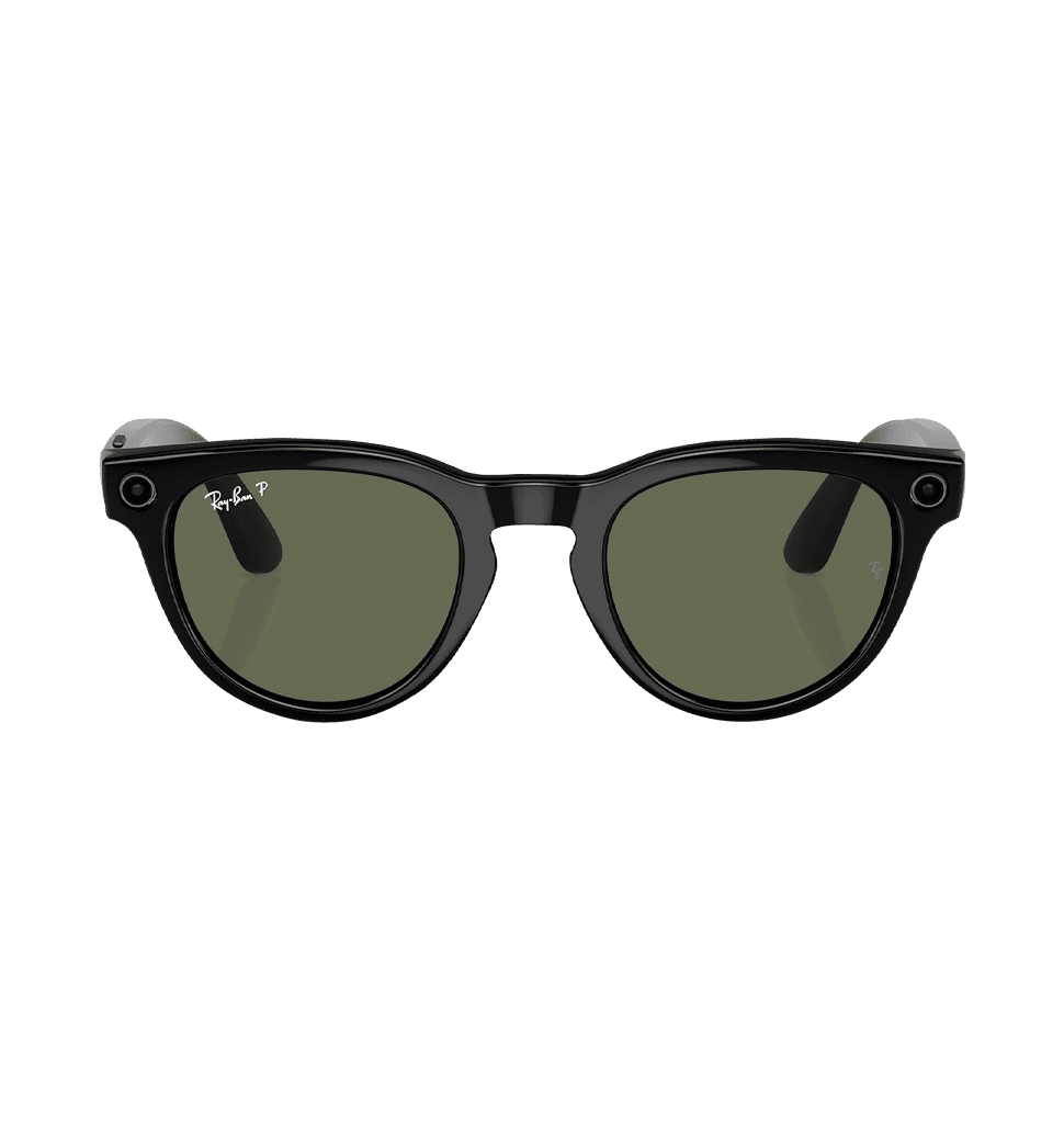 Смарт-окуляри Ray-Ban Meta Headliner Shiny Black/Green with blue-violet light (RW4009 601/9A 50-23)