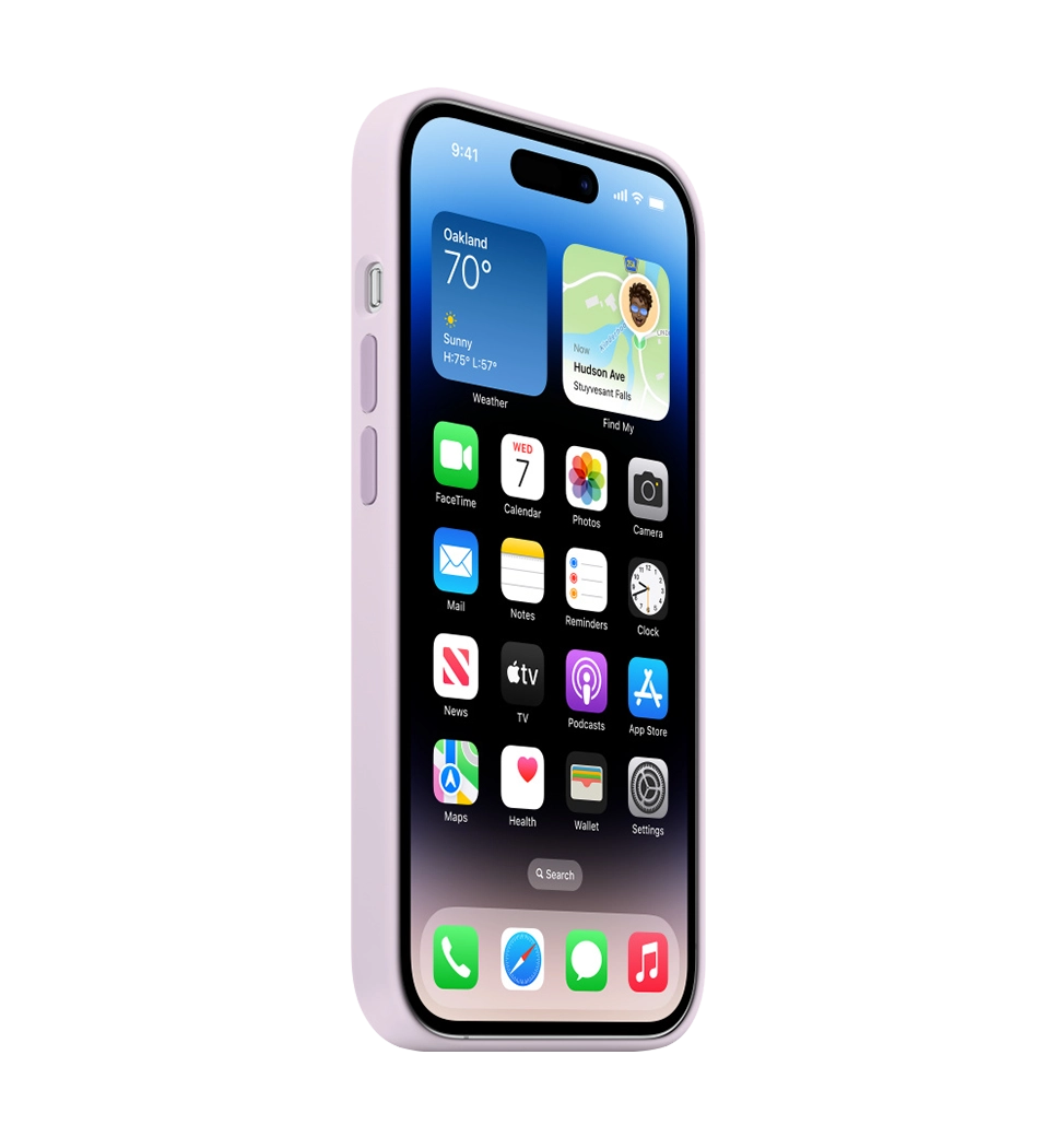 Чохол Силіконовий iPhone 14 Pro Silicone Case with MagSafe Lilac (MPTJ3)