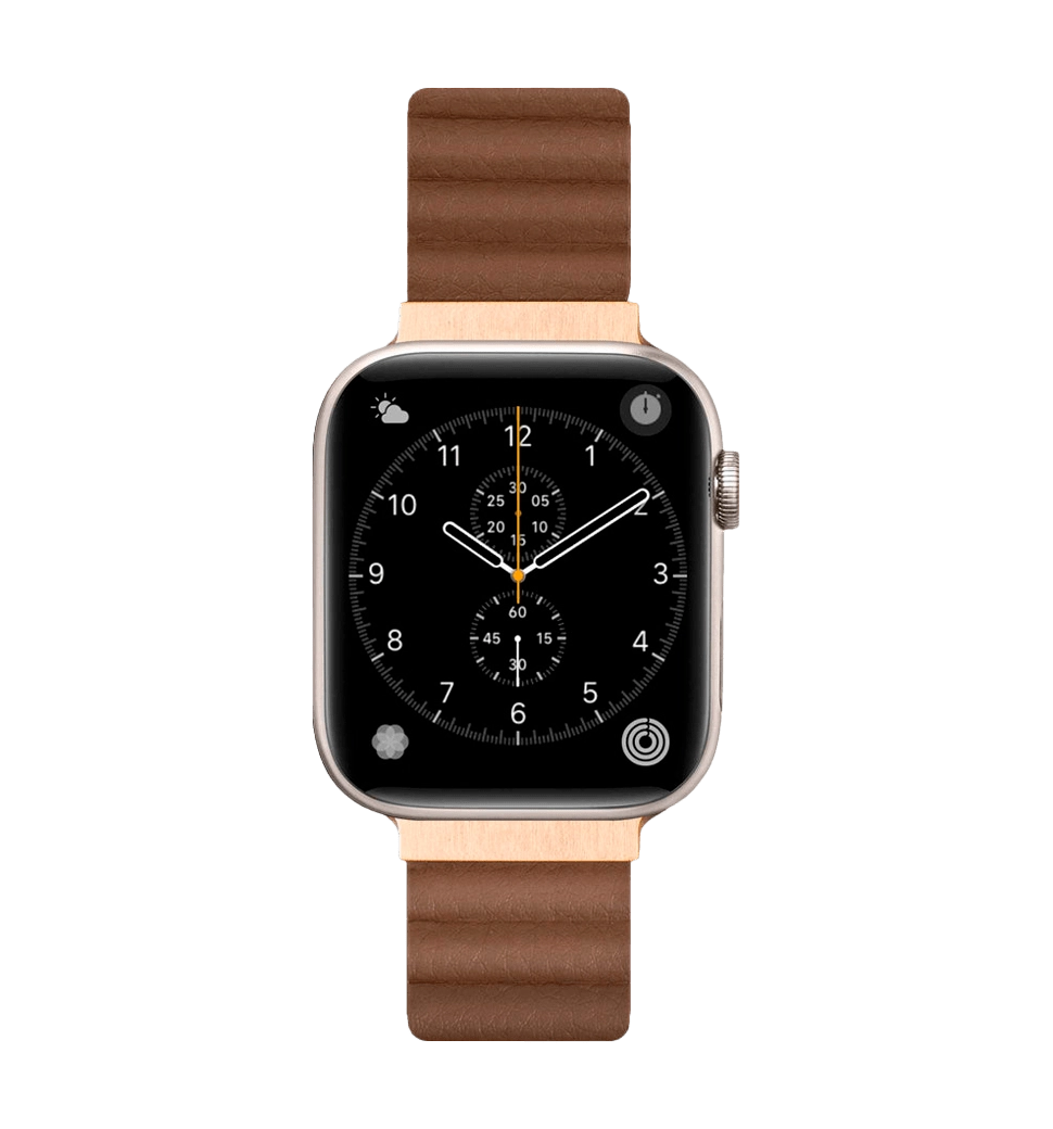 Ремiнець Laut NOVI LUXE  Apple Watch 42/44/45/49mm Brown (L_AWL_NL_BR)