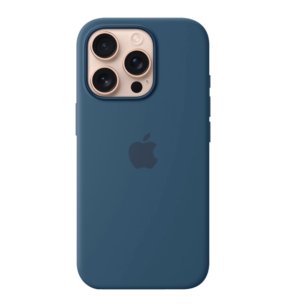 Чохол iPhone 16 Pro Max Blue Silicone Case (MYYU3)