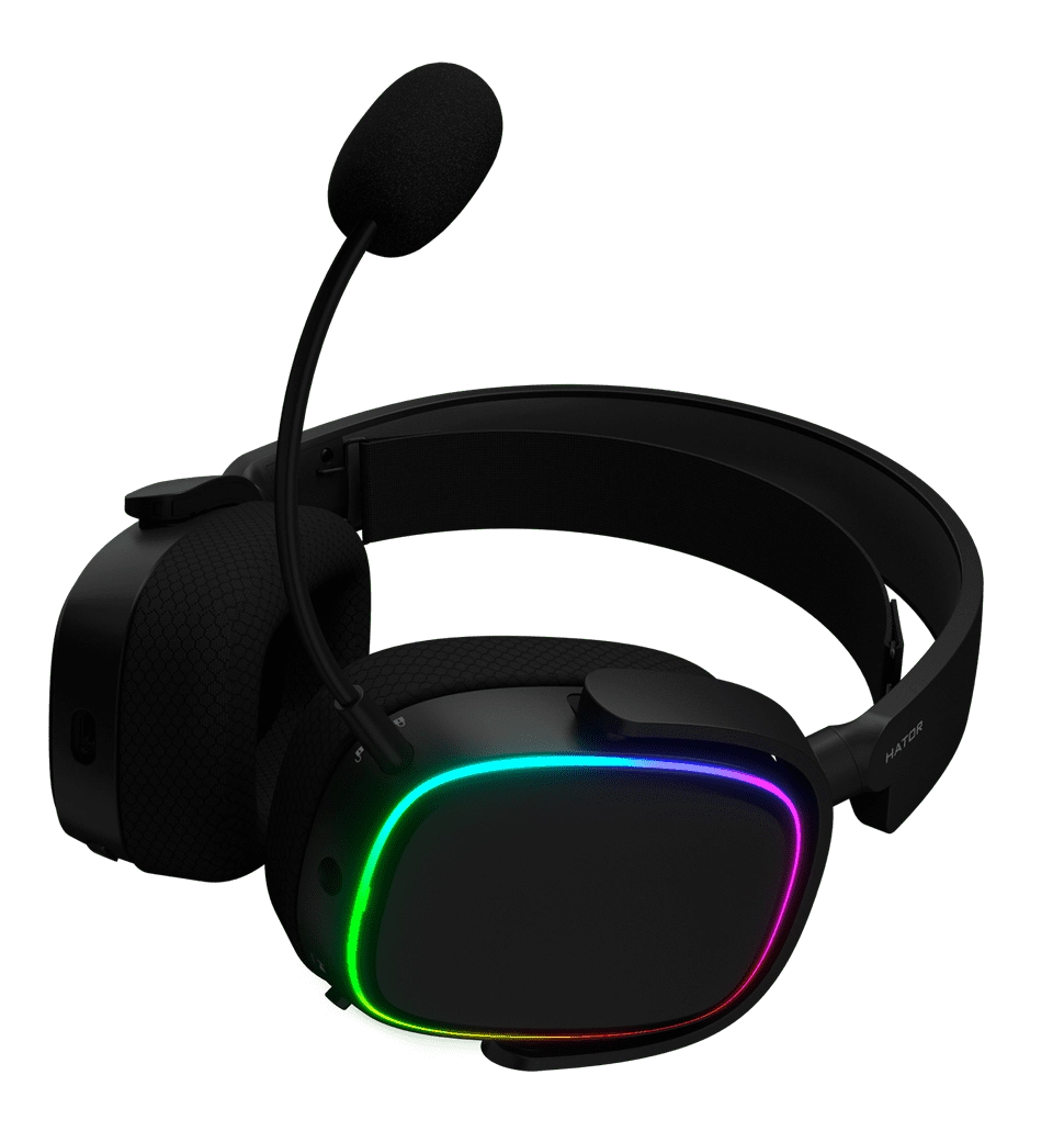 Навушники HATOR Phoenix Wireless RGB Tri-mode (HTA-870) Black