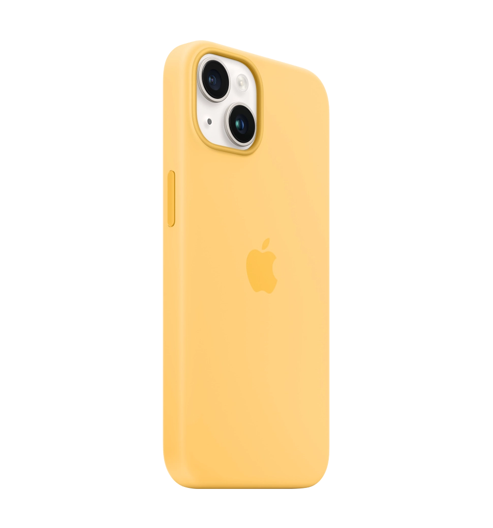 Чохол Силіконовий iPhone 14 Silicone Case with MagSafe Sunglow (MPT23) — фото 4