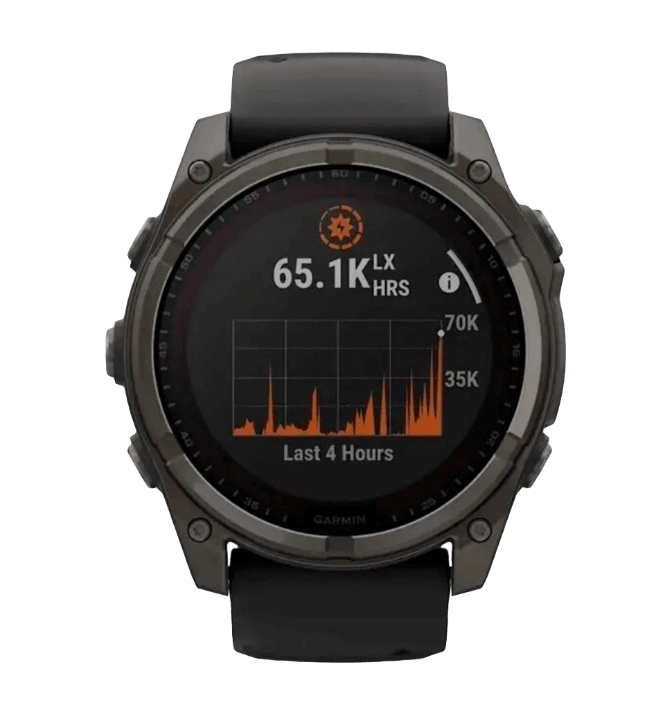 Garmin Fenix 8 51mm Solar Sapphire Carbon Gray DLC Titanium w. Black/Pebble Gray S. Band (010-02907-