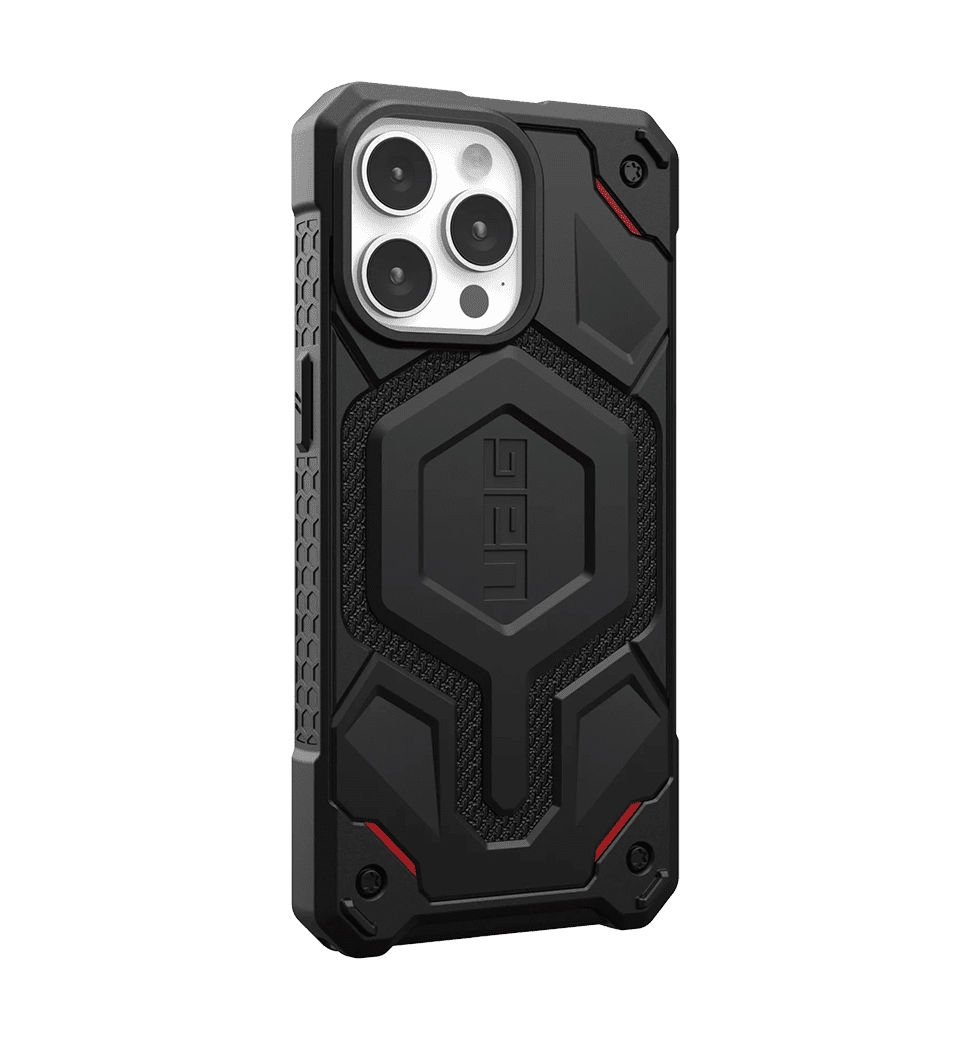 Чехол UAG iPhone 15 Pro Max Monarch Pro Magsafe, Kevlar Black (114222113940)