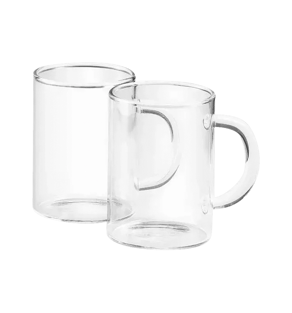 Набор стаканов DELONGHI DLSC320 AMERICAN COFFEE (2шт) 190 ML
