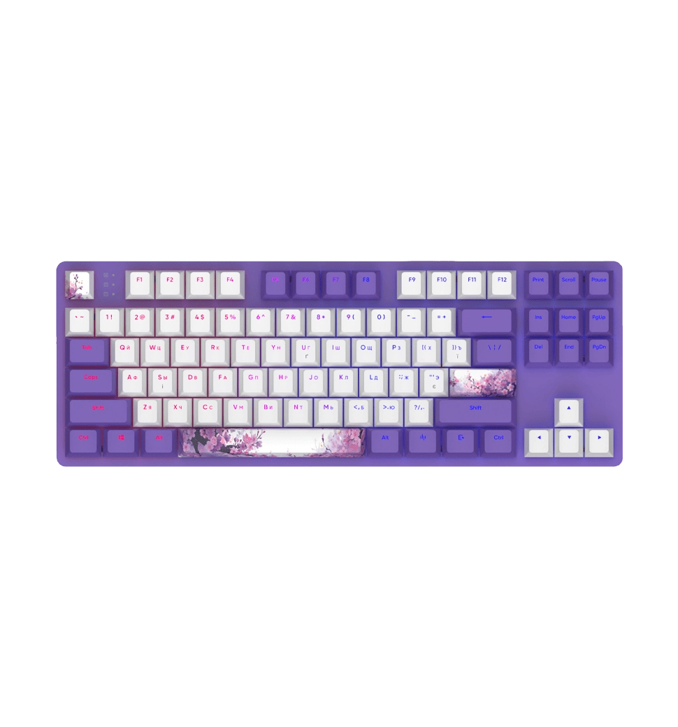 Игровая клавиатура DARK PROJECT One - 87 Violet Horizons - RGB ANSI ENG/UA (DPO87_GSH_DPUP_ANSI_UA)
