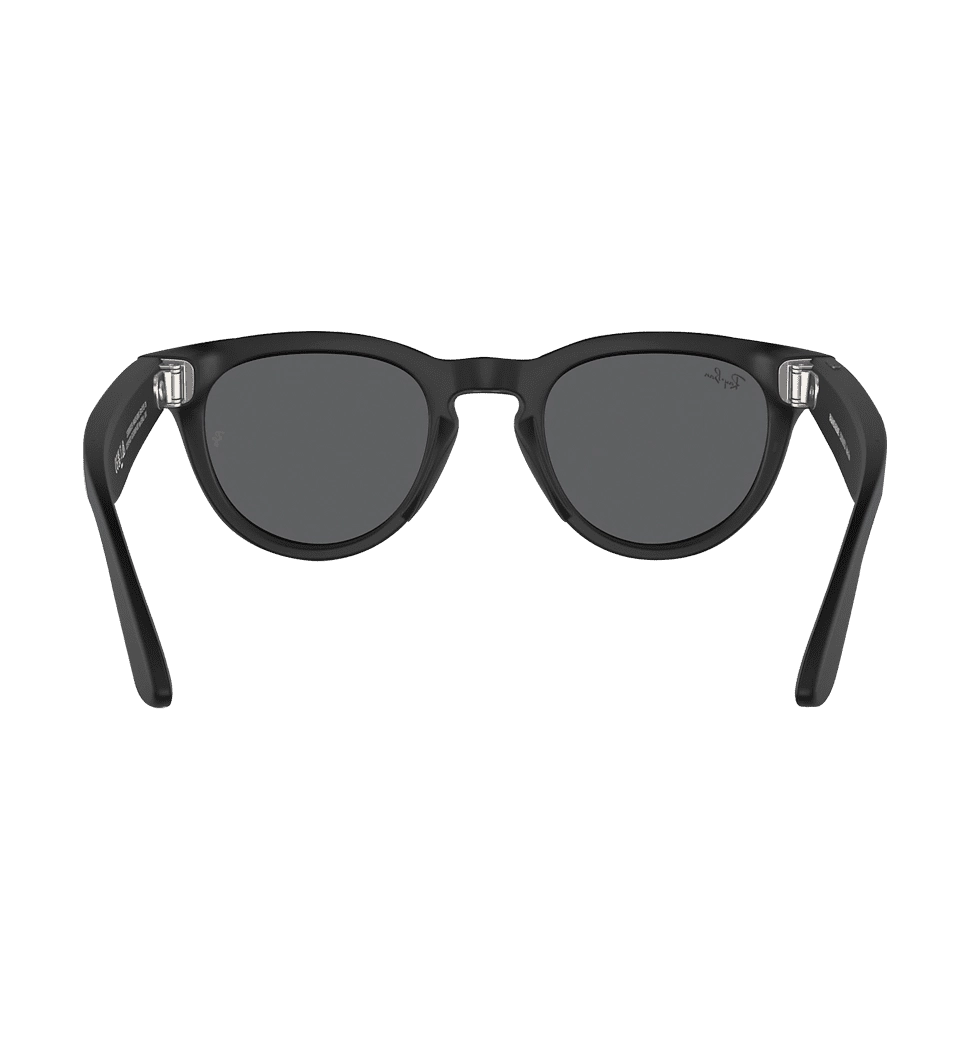 Смарт-окуляри Ray-Ban Meta Headliner Matte Black/Charcoal Black with blue-violet light filter (RW4009 601S87 50-23)