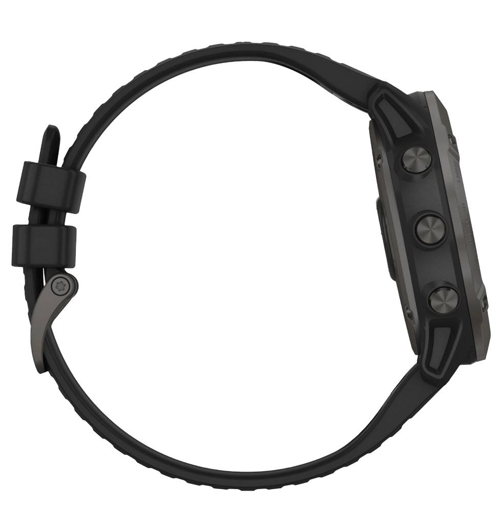 Garmin fenix 6x pro solar titanium carbon gray dlc with black band online
