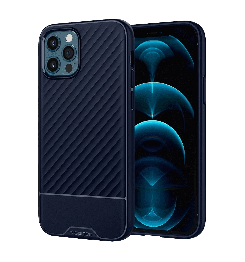 Чехол Spigen для iPhone 12 Pro Max Core Armor, Navy Blue (ACS01472)