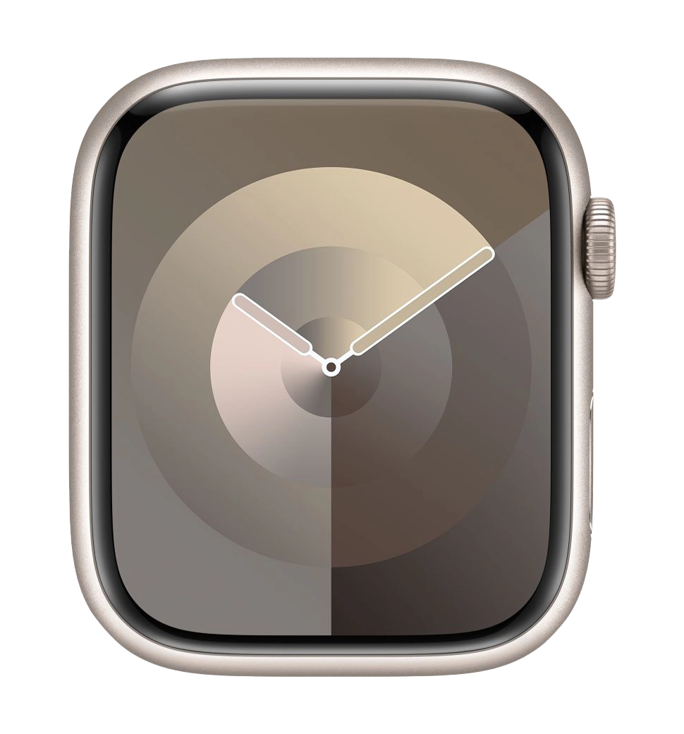 Apple Watch Series 9 41mm Starlight Aluminum Case with Starlight Sport Band S/M (MR8T3)