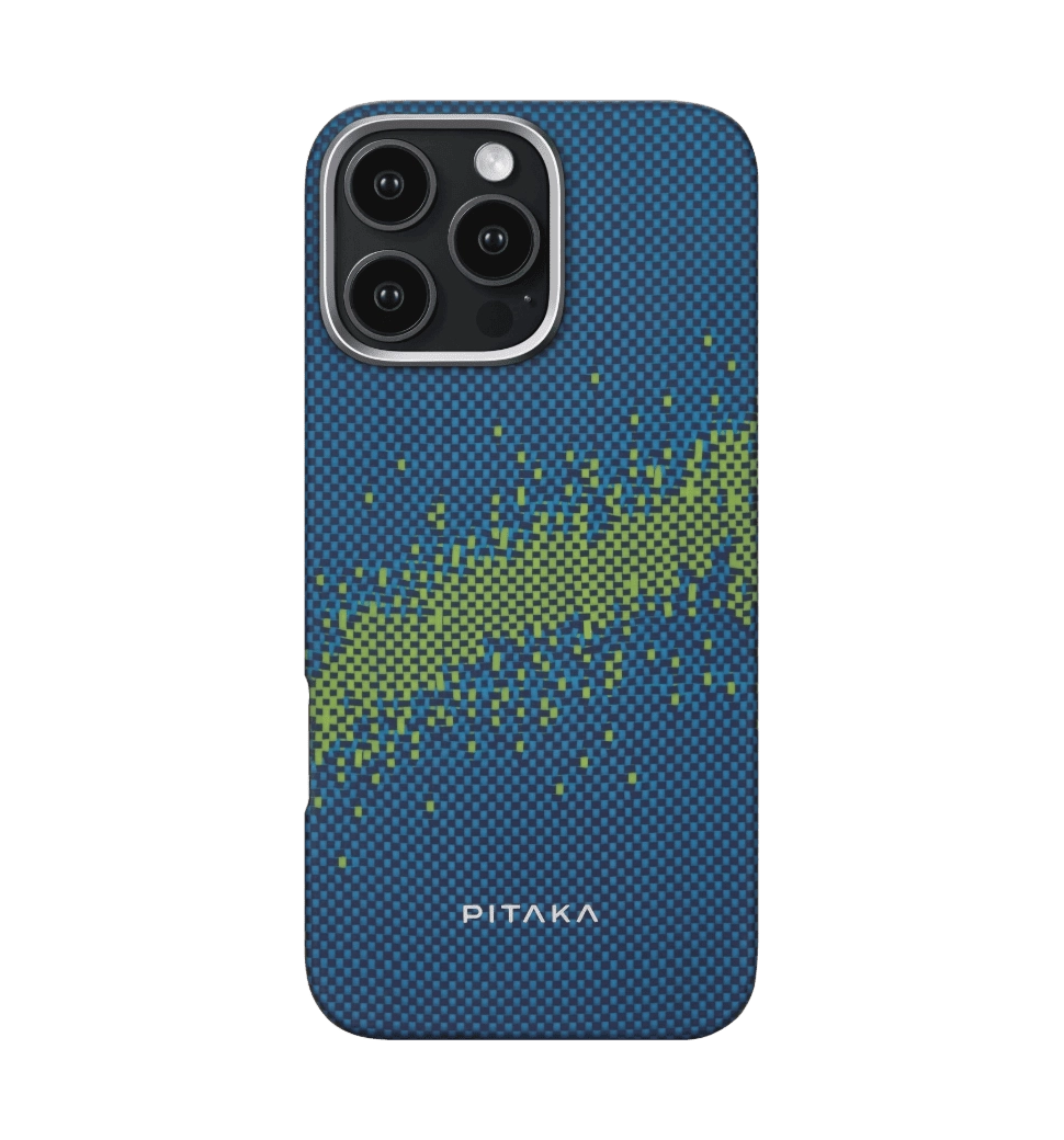 Чехол Pitaka Military-Grade Protective Case Classic Twill 600D Black/Grey for iPhone 16 Pro Max (KI1601PMPA)