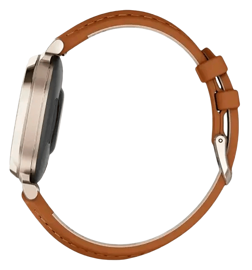 Смарт-часы Garmin Lily 2 Classic Cream Gold with Tan Leather Band (010-02839-02/60)