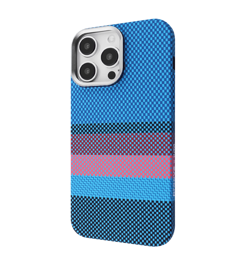 Чехол Proove Gleam Case with Magnetic Ring iPhone 15 Pro (blue borders)