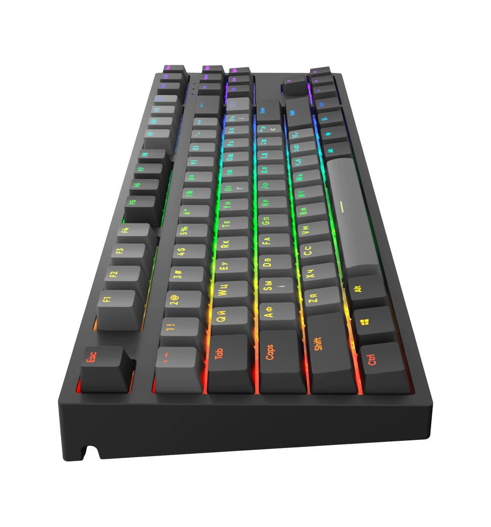 Игровая клавиатура DARK PROJECT One KD87A Gateron Mechanical Yellow (DPO-KD-87A-004100-GYL)