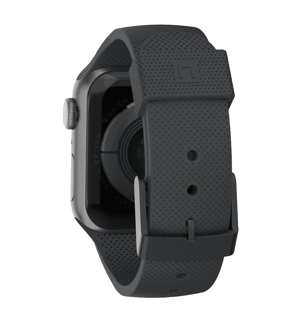 Ремінець UAG [U] для Apple Watch 45/44/42 Dot Silicone, Black
