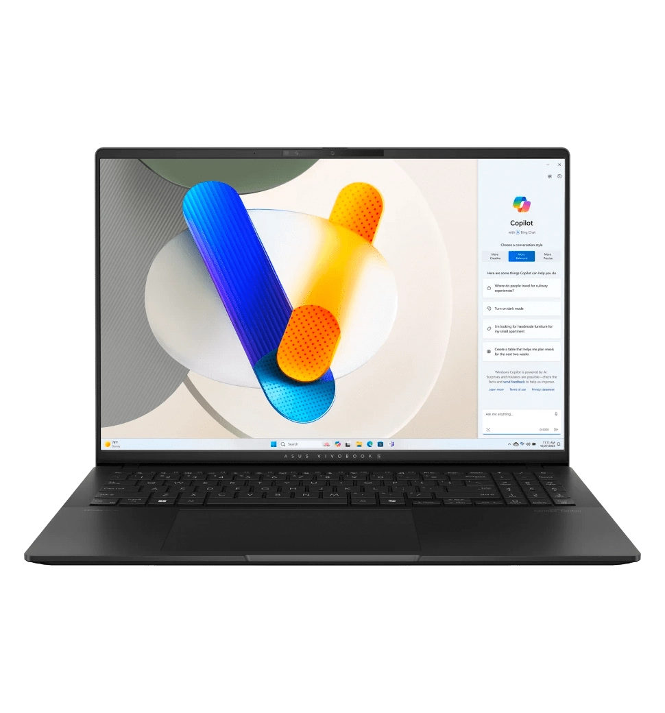 Ноутбук 16" ASUS Vivobook S 16 OLED S5606MA-MX005W/Core9-185H/16/1TB SSD/Intel Arc/W11H/Black