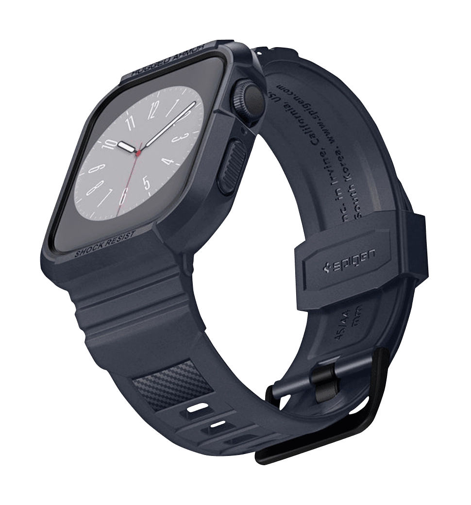 2 1 Spigen Apple Watch 45mm 44mm Rugged Armor Pro Charcoal Gray ACS00819 YABLUKA.ua