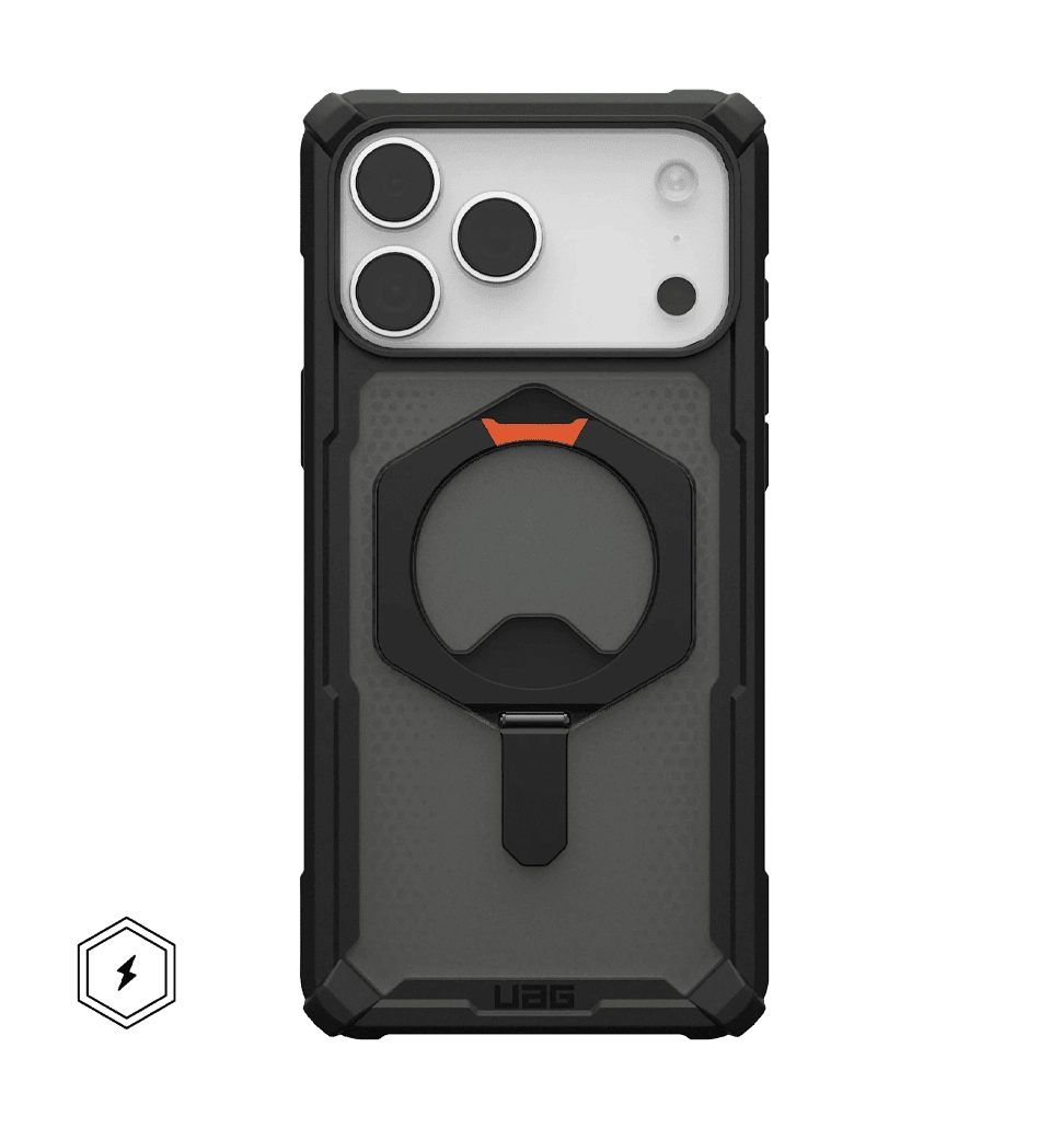 Чехол UAG для iPhone 17 Pro Max, Plasma XTE MagSafe, Black/Pop Orange