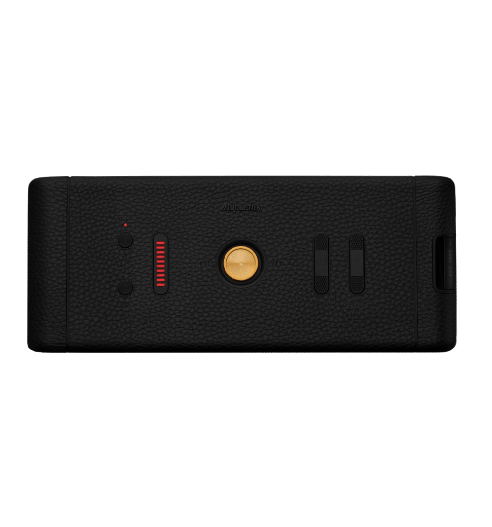 Портативна акустика Marshall Portable Speaker Middleton Black and Brass (1006034)