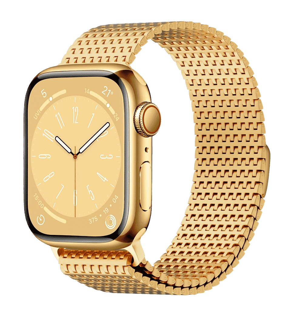 Ремінець Wiwu для Apple Watch 42/44/45/49mm Domino band Gold