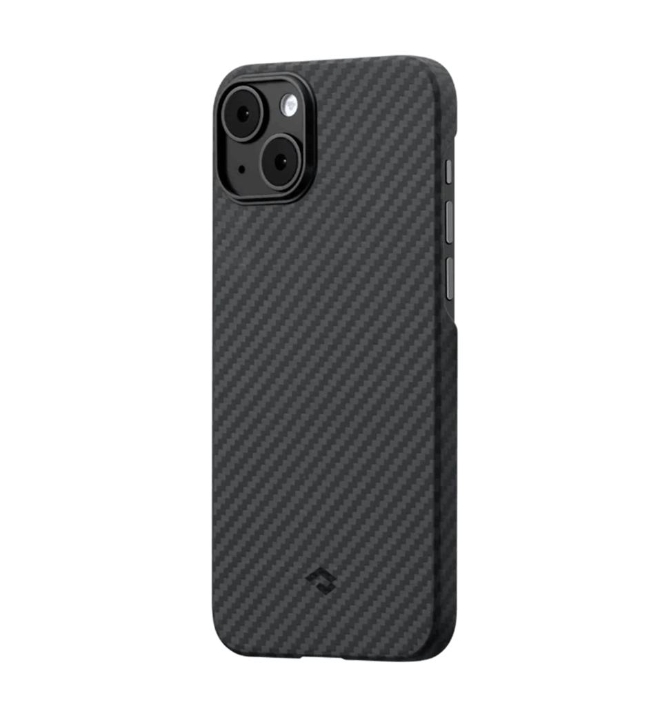 Чохол Pitaka MagEZ Case 3 Twill 1500D Black/Grey for iPhone 14 (KI1401)