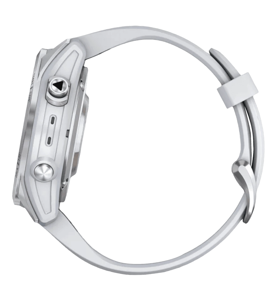 Смарт-годинник Garmin Epix Pro Gen 2 42mm Silver w. Whitestone Band (010-02802-00/01) UA