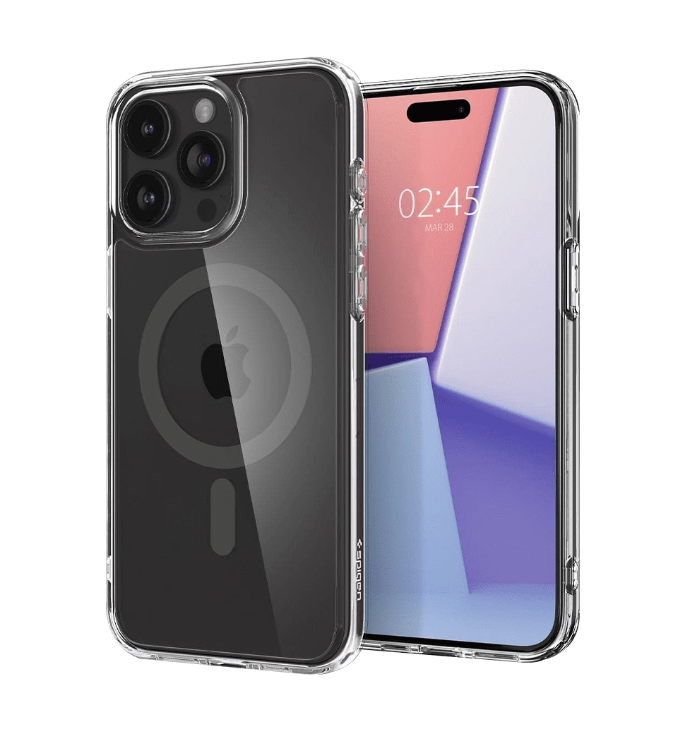 Чохол Spigen для Apple iPhone 15 Pro Ultra Hybrid MagFit, Graphite (ACS06716)