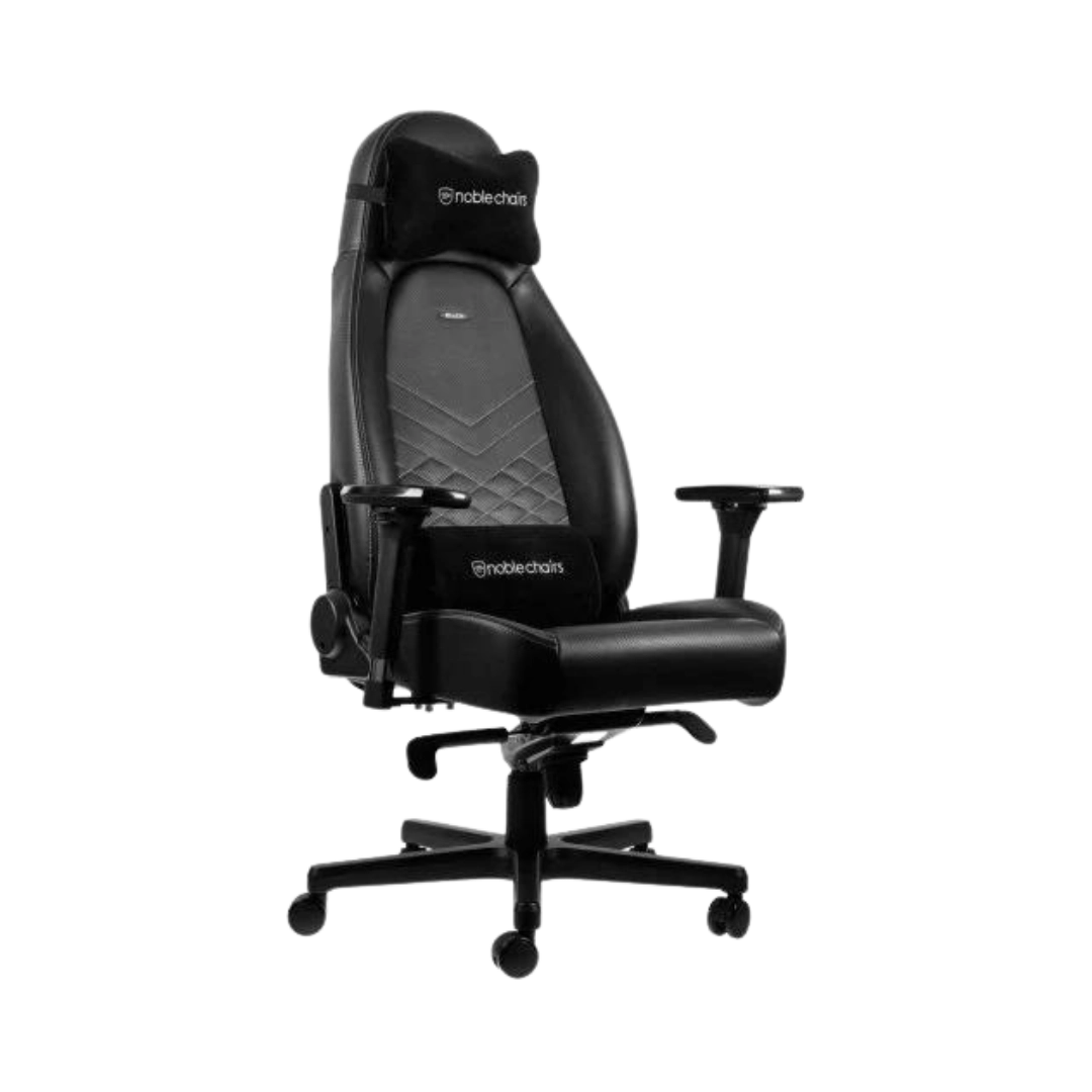 Кресло Noblechairs ICON Black/Platinum White
