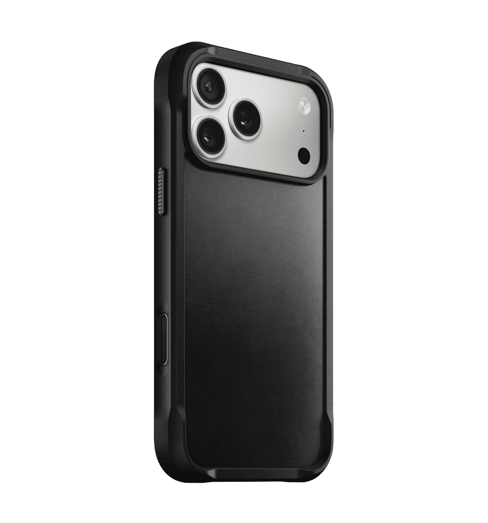 Чехол Nomad Rugged Leather Horween Black for iPhone 17 Pro (NM011802858)