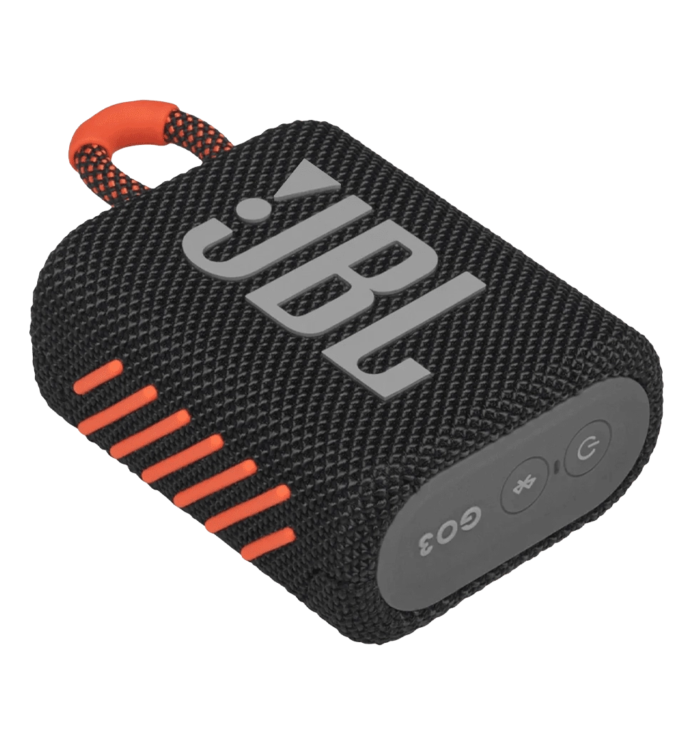 Портативна акустика JBL Go 3 Black-Orange (JBLGO3BLKO)
