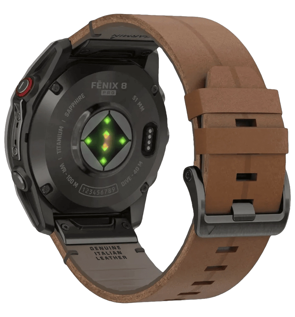 Смарт-часы Garmin Fenix 8 Pro (47 mm) AMOLED Sapphire, титан с графитово-черным ремешком (010-03198-11)