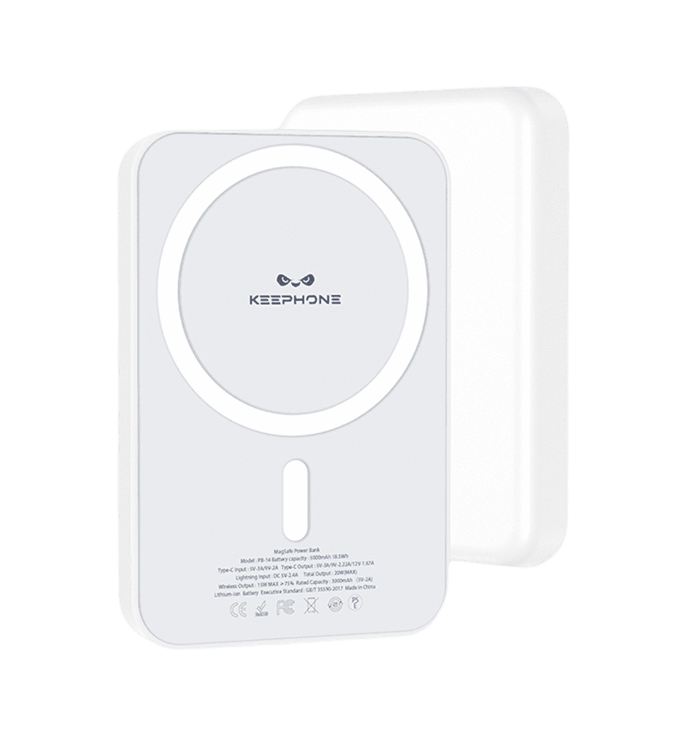 Keephone Power Boost Magsafe Bank 5000mAh white PB 14WH YABLUKA.ua